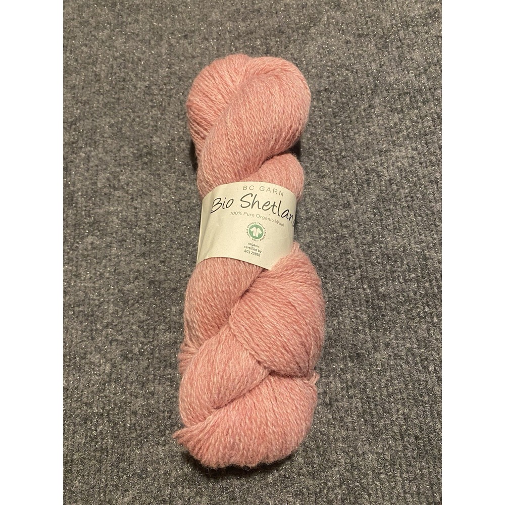 BC GARN Bio Shetland 100% Pure Organic Wool light Pink SB12963 Color 66